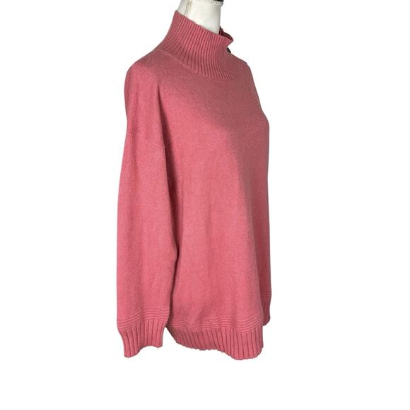 Anthropologie Margarita Tunic Knit Sweater Mock Turtleneck Buttons Size Large - Picture 2 of 8